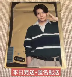 ENHYPEN セガラッキーくじF賞　クリアビッグカード　ヒスン