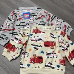 新品　キッズ　TOMICA トミカとトム　長袖　トレーナー　2枚セット　100㎝