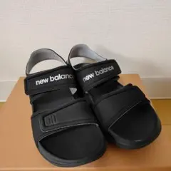 new balance サンダル YOSPSD ブラック　18cm