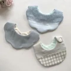 No.10ハンドメイド　スタイ　3枚セット