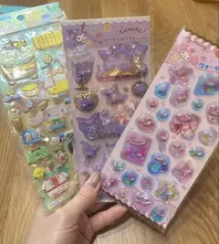 ウォーターシール　キラキラカプセルシール　サンリオ