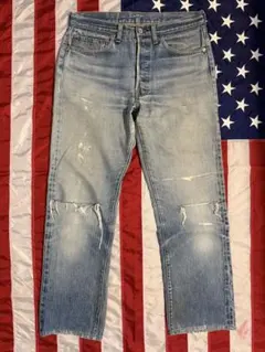 70s Levi’s 66後期 ボタン裏6 赤耳 スモールe USA製