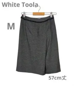 ツイードタイトスカート　ひざ丈　ビジネス　オフィス　Mサイズ　ベーシック