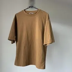 UNIQLO U クルーネックTシャツ ブラウン Mサイズのサムネイル