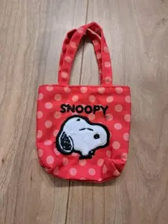 スヌーピー 水玉模様 バッグ(ミニ)