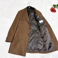 未使用✨　ユナイテッドアローズ　チェスターコート　ブラウン　L メンズ