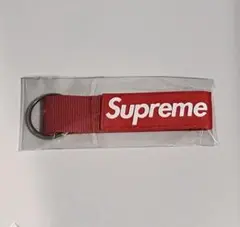 Supreme Webbing Keychain キーホルダー　レッド