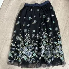 リリーブラウン　チュールスカート