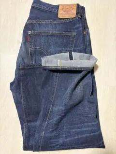 濃紺 501xx 復刻 big-E 赤耳 セルビッチ W34 L32