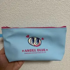 ANGEL BLUE キャラクターポーチ 水色