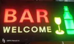 BAR WELCOME LED サインボード 看板