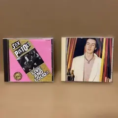 CD2枚セット/セックス・ピストルズ　LIVE、シドヴィシャス　シドシングス