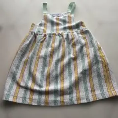 ZARA パイル　カラフルストライプ　ワンピースのサムネイル