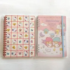 リトルツインスターズ ハローキティ B6リングノート キキララ サンリオ