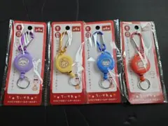 ちいかわ カラビナ付きリールキーホルダー 全4種 ハチワレ うさぎ モモンガ