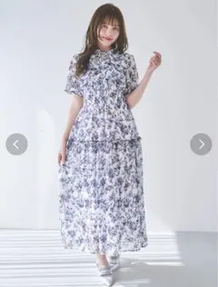 Watercolorflowerワンピース