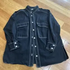 URBAN RESEARCH ITEMS シャツジャケット　フリーサイズ　黒