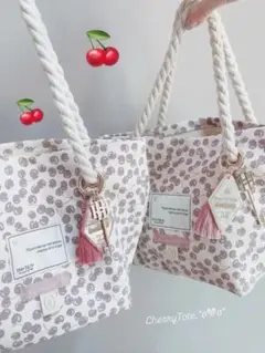新品 her lip to Cherry Tote Bag pale mauve - メルカリ