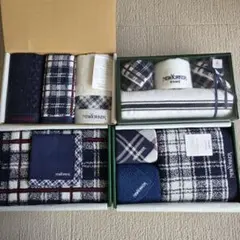 【tomi様】NEWYORKER 今治 タオル ハンカチ セット 4箱まとめ売りのサムネイル