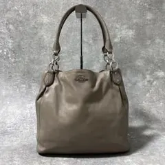 archive COACH tote bag hand bag leather
