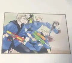 特 刀剣乱舞 花丸 月ノ巻 2週目入場者特典 色紙風かあど 水鉄砲青組