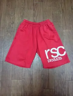 rsc products 赤 ドライ ハーフパンツ