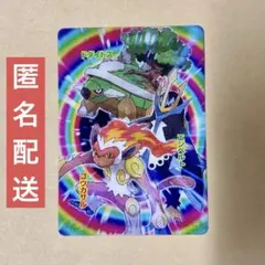 ポケモン てれびくん 付録 ナエトル ポッチャマ ヒコザル チェンジングカード