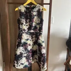 ノースリーブマルチカラーワンピース 9AR