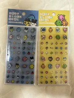タイルシール　たまごっち　DROP BLOCK SEAL シール　2枚セット