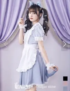 sugar【LARME掲載】 ギンガムチェック猫メイド