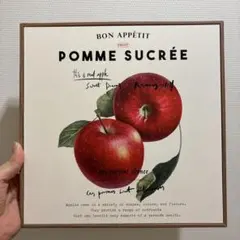 リンゴのアートボード POMME SUCRÉE