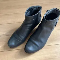 【クラークス Clarks】レディース ショートブーツ ブラック サイズ25.0