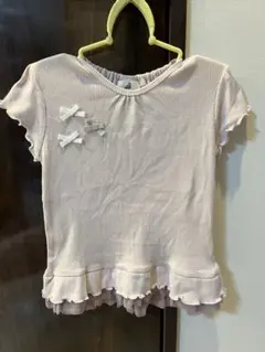 parentsdream リボン付き フリル Tシャツ 120cmのサムネイル