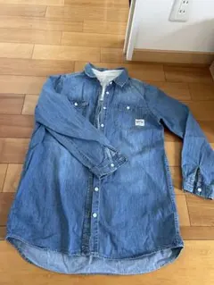 NEW LOOK デニム長袖シャツのサムネイル