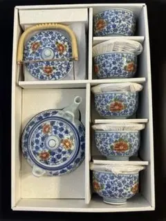 有田焼 茶器セット 急須 湯呑み 5客 茶托5客　 新品未使用