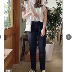 テーパードデニムパンツ［cu382］GRL