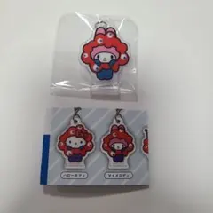サンリオ　ミャクミャクなりきりアクリルチャーム　ガチャ　マイメロ