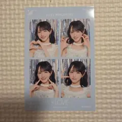 ゆ*ぽ様 = LOVE 野口衣織 4カットフォトカード