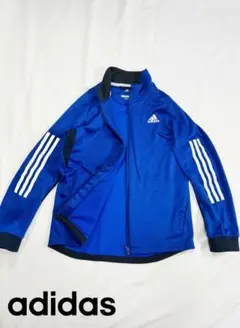 アディダス adidas CLIMAWARM トラックジャケット 青 160