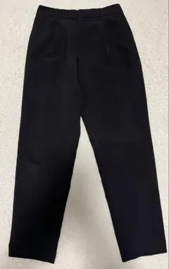 GU ジーユー　ストレッチテーパードパンツ　M ブラック　黒