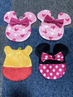 ふわもこカイロケース　ディズニー　4点