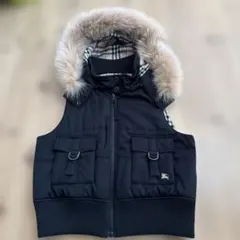 2026年最新】burberryファー付きダウンベストの人気アイテム - メルカリ