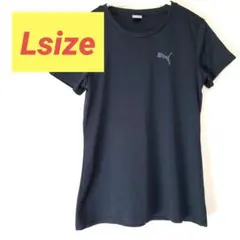 PUMA プーマ ブラック Tシャツ Lサイズ