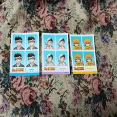 ドクターストーン　ステッカー　クロム、ゲン、右京