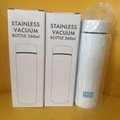 新品未使用　日本トリムTRIM ステンレス真空ボトル 260ml 2本セットのサムネイル