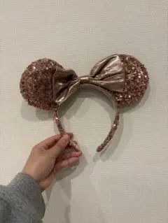 ミニー耳カチューシャ ローズゴールド