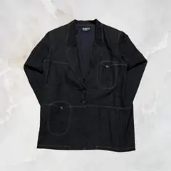 00's vintage ソフトデニムジャケット y2k パンク グランジ系のサムネイル