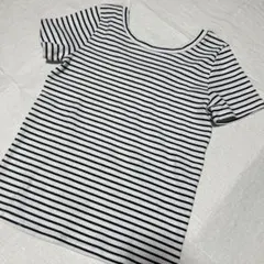 ボーダー 半袖 Tシャツ カットソー　サイズM (試着のみ)のサムネイル