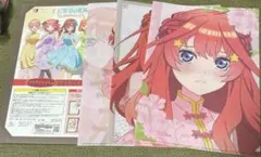 五等分の花嫁 クリアファイルセット A4サイズ　中野五月
