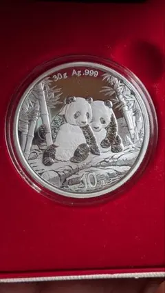 新品 中国 パンダ銀貨 2015年 10元 カプセル入り 変色有り - メルカリ